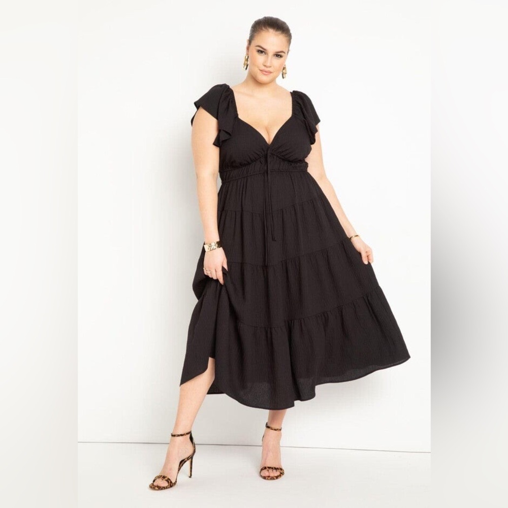 Eloquii Black Maxi Dress